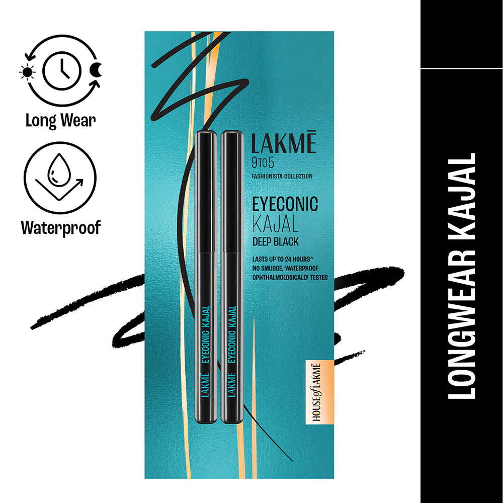 Lakmē 9 to 5 Eyeconic Kajal Twin Pack